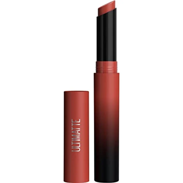 Maybelline New York Matter Lippenstift, Intensive Farbe und angenehmer Tragekomfort, Color Sensational Ultimatte, Farbe: Nr. 899 More Rust (Rot Braun), 1 x 2 g – Bild 2
