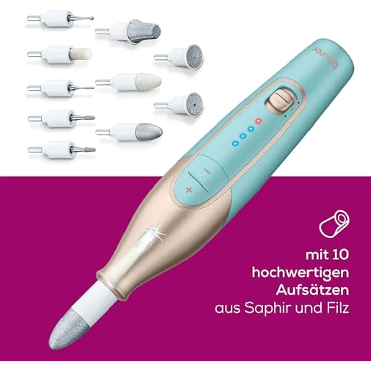 Beurer MP 84 Wiederaufladbares Maniküre- und Pediküre-Set – Bild 3