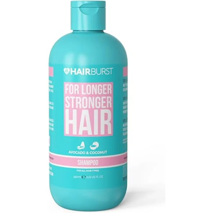 Hairburst Shampoo for Longer Stronger Hair, 350 ml, SLS- und parabenfrei, vegan, mit Avocado- und Kokosnussduft – Bild 1