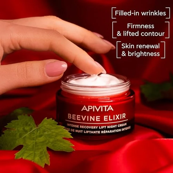 Apivita Beevine Elixir Night Cream, festigende Nachtcreme mit revitalisierender Wirkung, 50 ml – Bild 2
