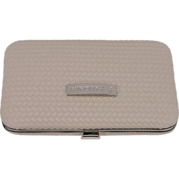 Windrose Corbello Nagelpflegegerät, Maniküre-Set taupe mit 1 Nagelfeile, 1 Pinzette und 2 Scheren, 11 cm – Bild 4