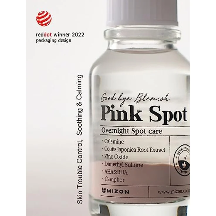 Mizon Pink Spot, Anti-Pickel-Pflege für Damen, 19 ml – bewährte Intensivformel zur Pickelbekämpfung mit Talgreduzierung und Hautschutz – Bild 7