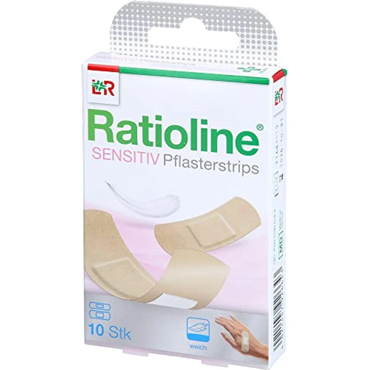 Lohmann & Rauscher Ratioline Sensitive Pflasterstrips in 2 Größen, 10 Stück – Bild 2