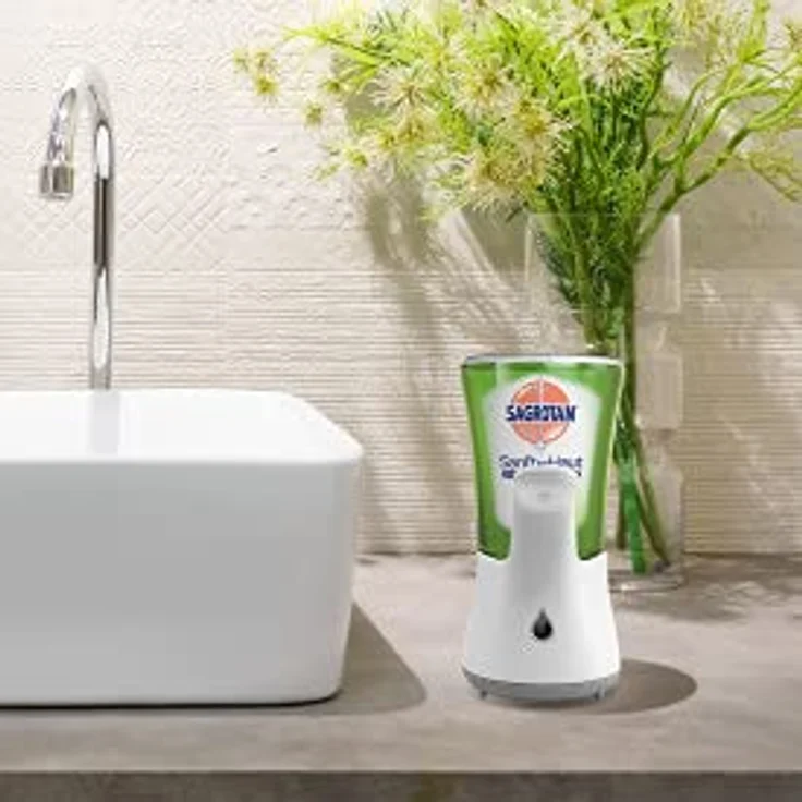 Reckitt Sagrotan No-Touch Nachfüller, Antibakterielle Handseife mit Apfel & Jasmin, 250ml – Bild 5