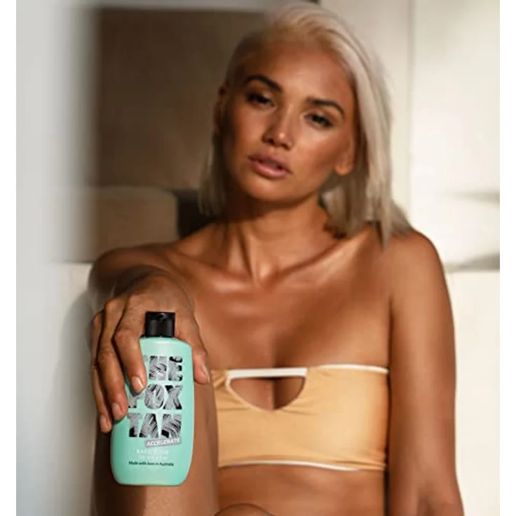 The Fox Tan - Rapid Tanning Elixir - Bräunungsbeschleuniger ohne Selbstbräuner, Lotion für Gesicht und Körper, für Sonne und Solarium, 120 ml – Bild 3