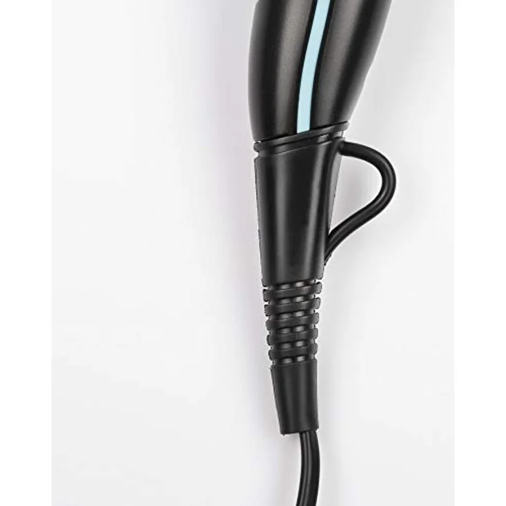 Girmi Girmi PH46 Haartrockner, 2100 W mit AC-Motor, schwarz/hellblau, 2 Geschwindigkeiten, 3 Temperaturen, extradünner Luft-Konzentrator – Bild 4