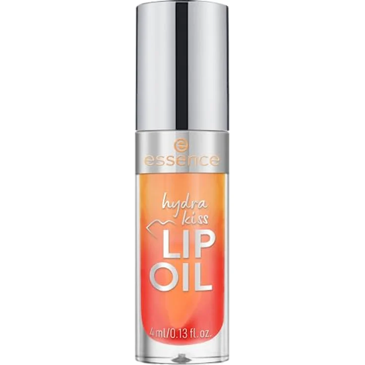 essence hydra kiss LIP OIL, Lipgloss, Nr. 02, Orange, feuchtigkeitsspendend, pflegend, mit Ölen, glänzend, vegan, ohne Parabene, ohne Mikroplastikpartikel, Nanopartikel frei, 1er Pack (4ml) – Bild 1