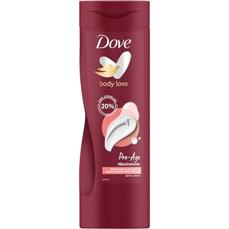 Dove Pro Age Care Körperlotion 400 ml - Nährende Feuchtigkeitspflege für reife Haut