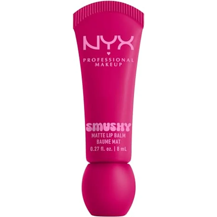 NYX PROFESSIONAL MAKEUP Smushy Matte Lip Balm, matte, aufbaubare Farbe, vegane Formel, Farbe: She's Serving – Bild 1
