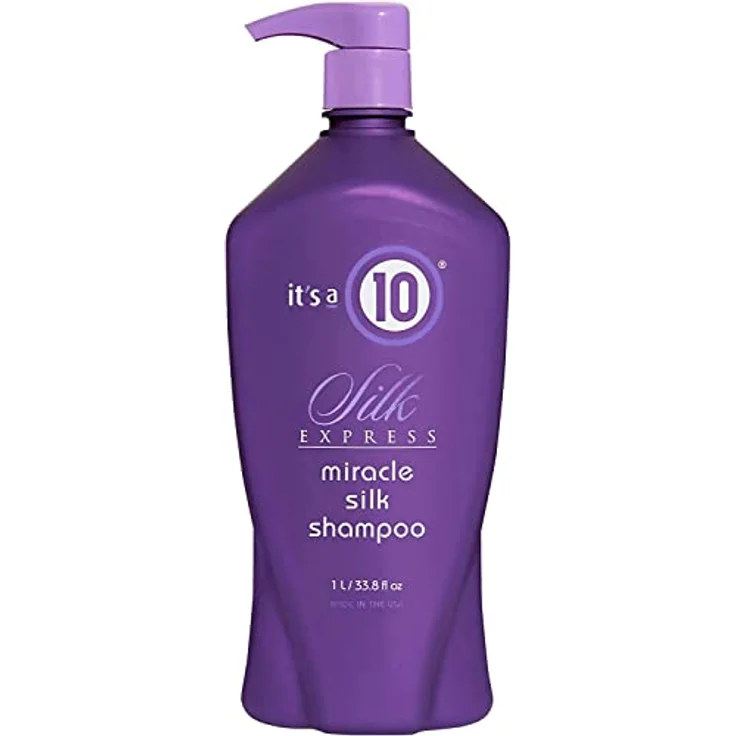 It's A 10 Silk Express Miracle Silk Shampoo, 33.8 oz (1000 ml), für Unisex, glänzend und seidig glatt, tägliche Anwendung – Bild 1