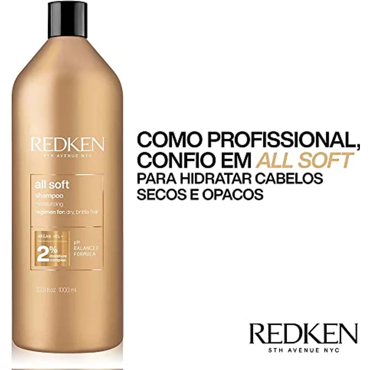 Redken Shampoo Haircare All Soft Shampoo 1000 ml – Bild 9