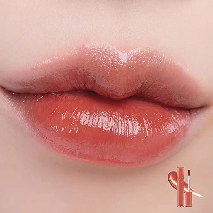 rom&nd Dewyful Water Tönung Lipgloss 5g (8Colors) (02 SALTY PEACH) – Bild 2