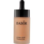 BABOR MAKE UP Hydra Liquid Foundation, flüssige Foundation mit mittlerer Deckkraft, für trockene Haut, enthält feuchtigkeitsspendendes Serum, 30 ml