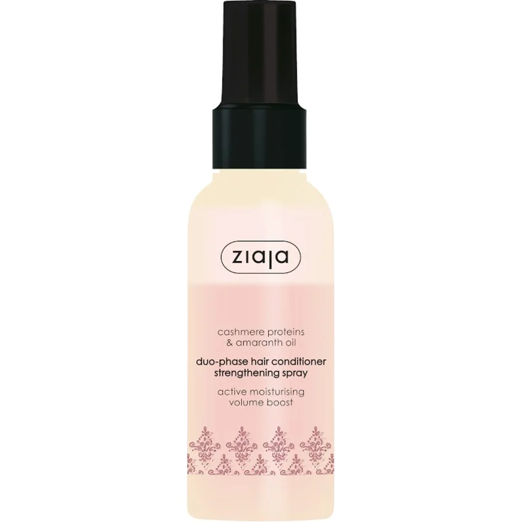 Ziaja Cashmere & Amaranth Oils Duophase Hair Conditioner, Leave-in Spray zur Haarpflege, 125ml