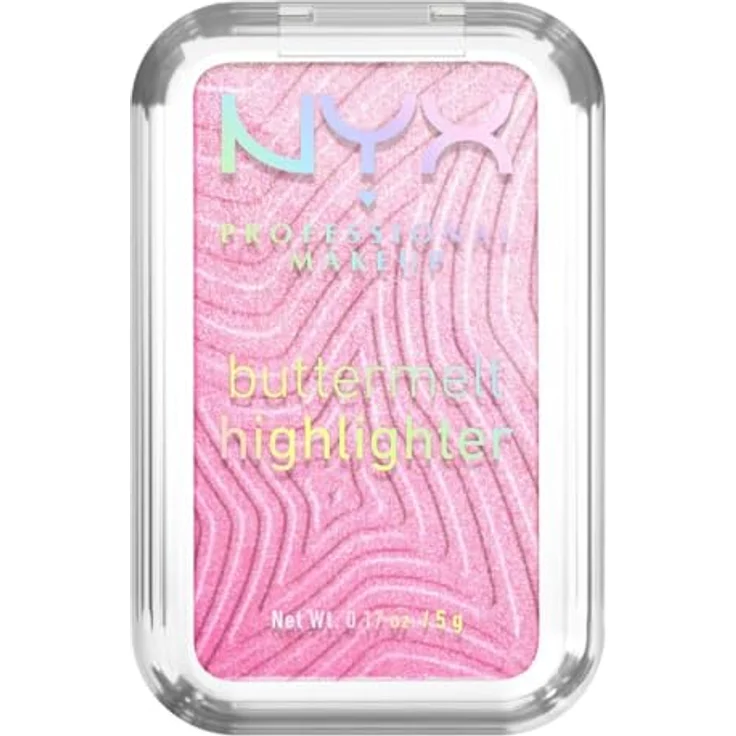 NYX PROFESSIONAL MAKEUP Buttermelt Highlighter, Butterweiche Textur mit Sheabutter, Mangobutter und Mandelbutter, Vegan, Farbe: U Butta Werk, 5 g – Bild 1