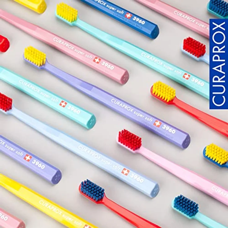 Curaprox CS 3960 Handzahnbürste Super Soft, 1er Pack 1 Stück, farblich sortiert, Farbe nicht wählbar – Bild 7