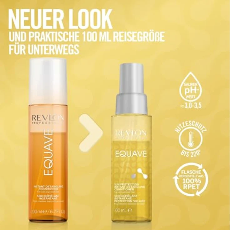 Revlon Professional Equave Sun Protection professioneller, entwirrender Zwei-Phasen Conditioner für sonnenexponiertes Haar, 100ml – Bild 2