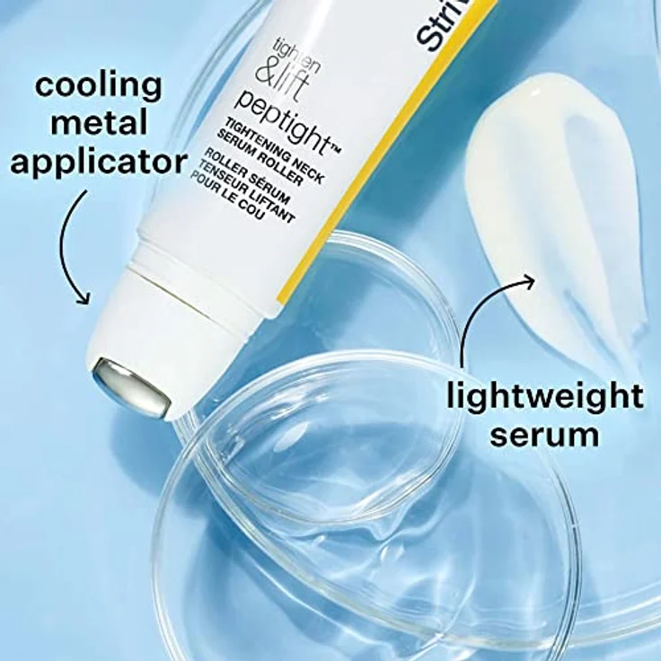 StriVectin Tighten & Lift Tightening Neck Serum Roller, Liftingserum für Hals und Dekolleté, 50 ml, mit Anti-Aging Wirkung und feuchtigkeitsspendenden Inhaltsstoffen – Bild 10