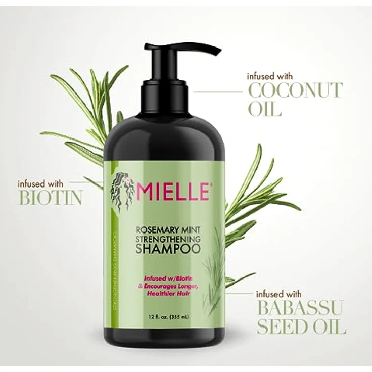 Mielle Organics Mielle Rosemary Mint Stärkendes Shampoo, 355 ml – Bild 3