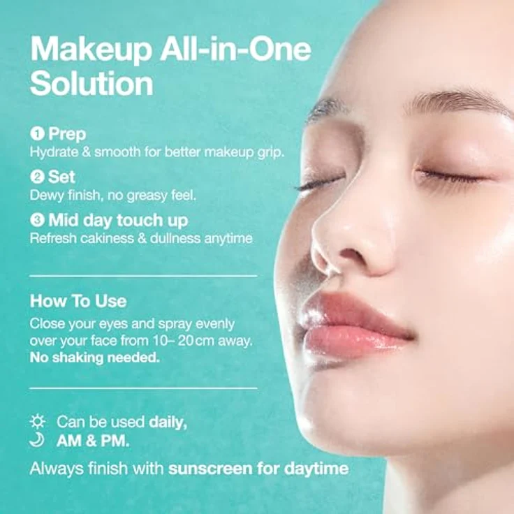 Anua PDRN Hyaluronic Acid Hydrating Capsule Mist 100ml – feuchtigkeitsspendendes Gesichtsspray mit Glow-Finish, PDRN, Hyaluronsäure & Kollagen – Bild 9