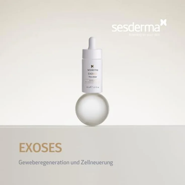 Sesderma Exoses The Elixir Serum, 30 ml, Anti-Aging Gesichtsserum zur Hautfestigung mit Niacinamid und Hyaluronsäure – Bild 2