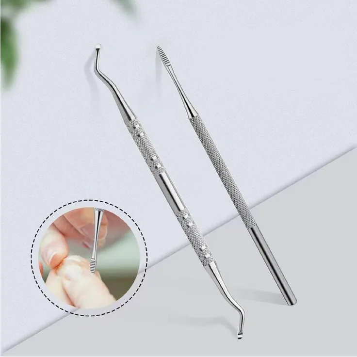 COOL-i ® Nagelzange Pflege Set für eingewachsene Zehennägel – Doppelseitiger Eckenheber & Feile aus Edelstahl für Pediküre & Maniküre