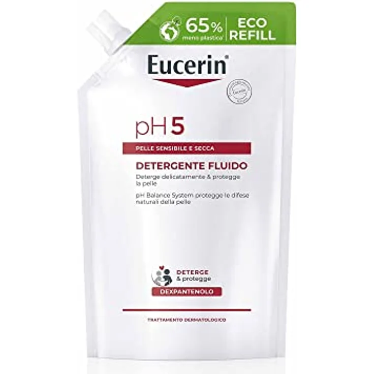 Eucerin pH5 Waschlotion empfindliche Haut Nachfüllbeutel 400 ml – Bild 2