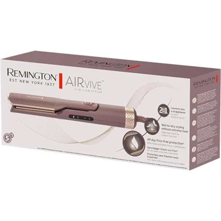 Remington AIRvive AS8930, 2-in-1 Airstyler für nass & trockenes Haar mit Ionic Air Technologie, anti-frizz Formel und 35 mm Stylingplatten – Bild 14