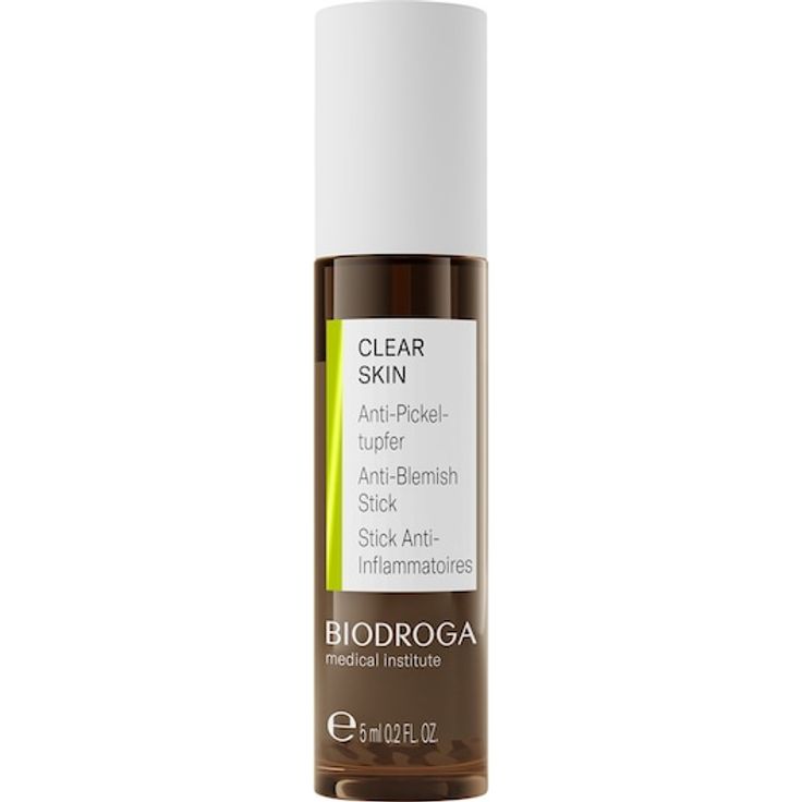 Biodroga Clear Skin Anti Blemish Stick, Anti-Pickel-Pflege mit Zinkoxid und Kamille, 5 ml
