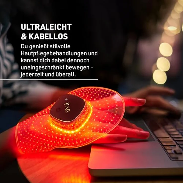 FOREO FAQ™ 221 LED-Maske für Hände gegen Hautalterung, USB-aufladbar, verbessert Hautbeschaffenheit, stärkt Hautbarriere – Bild 5