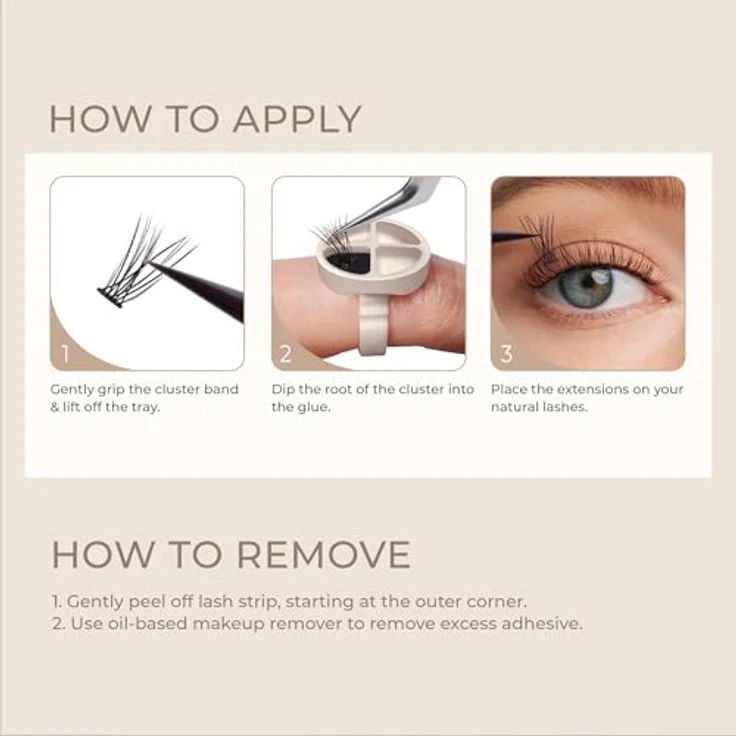 KISS Lash Atelier Design Kit, buschige Klebewimpern mit schnelltrocknendem Kleber, 1 St. – Bild 5