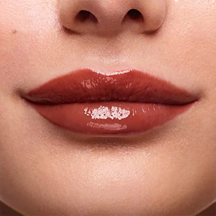 Stila Cosmetics Plumping Lip Glaze, hydratisierendes Lipgloss mit Volumeneffekt, Farbton Cinnamon, 3.5 ml – Bild 3