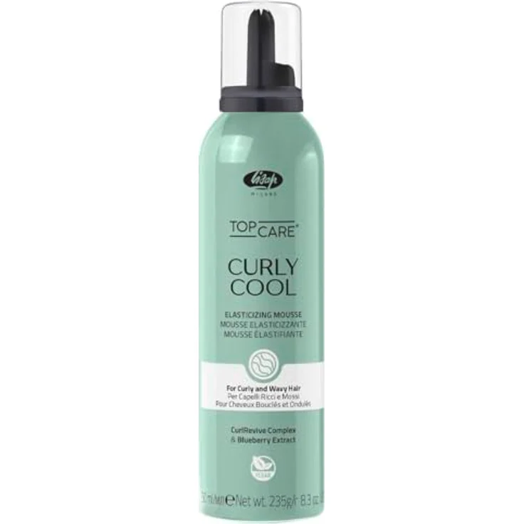 Lisap Top Care Curly Cool, Elastizitäts-Mousse für lockiges Haar, 250ml – Bild 1