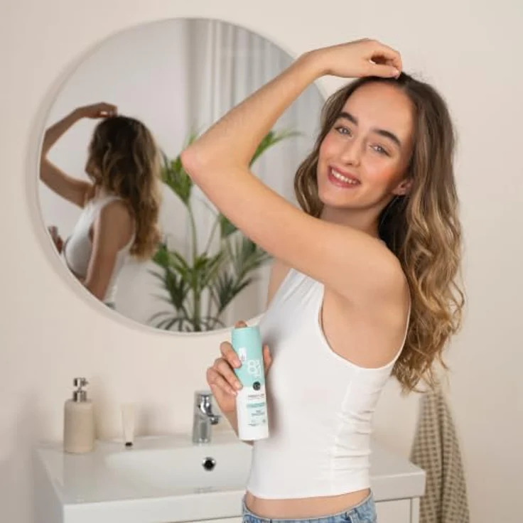 8x4 Deodorant Nr. 7 Fresh Lime, 150 ml Spray mit 48h Schutz, vegan, frisch-fruchtiger Zitrusduft – Bild 3