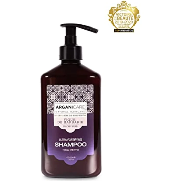 Arganicare Pflegendes Haarshampoo mit Kaktusfeigenöl, 400 ml – Ultra-stärkend für alle Haartypen – Bild 3