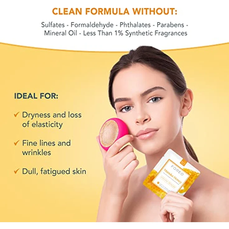 Foreo Gesichtspflege Intelligente Maskenbehandlung Ufo Mask Manuka Honey 6 x 1 Stk. – Bild 2