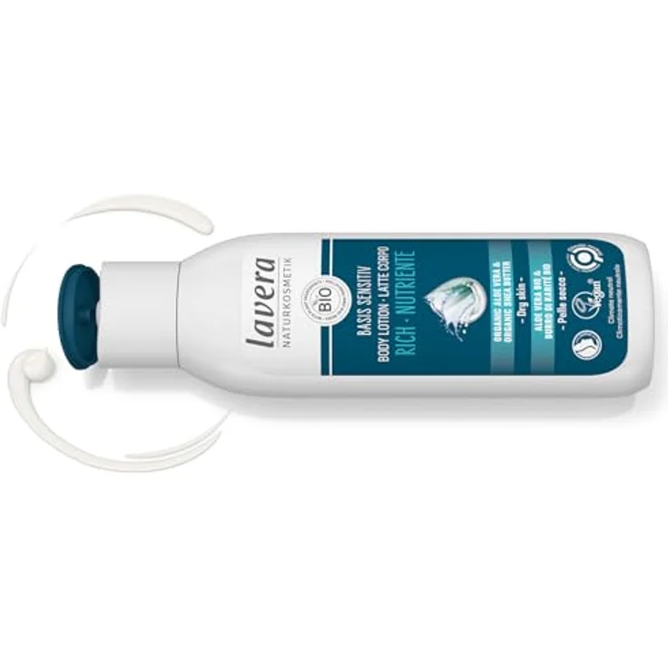 lavera Basis Sensitiv Reichaltig Body Milk 250 ml – Bild 3