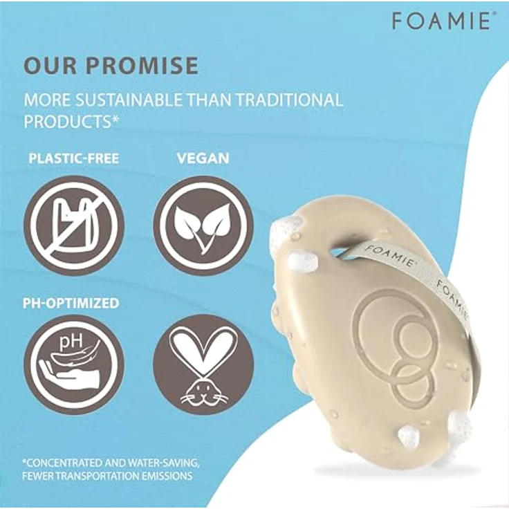 Foamie Seife Shower Body Bar Shake Your Coconuts 80 g – Bild 4