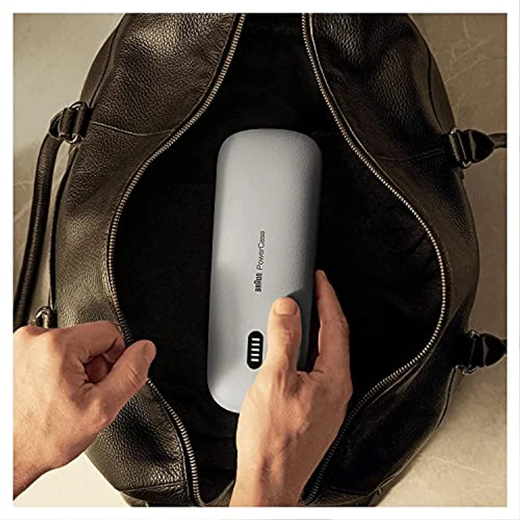 Braun PowerCase, mobiles Lade-Etui für Series 9 und Series 8 Rasierer, 50% mehr Akkulaufzeit, bis zu 6 Wochen kabelloses Rasieren – Bild 2