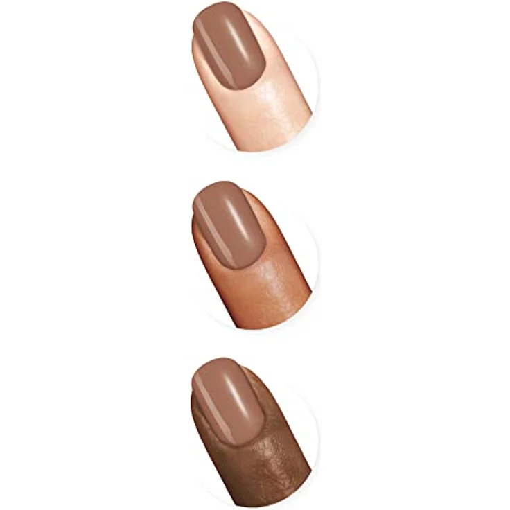 Sally Hansen Miracle Gel Nagellack ohne künstliches UV-Licht Totem-ly Yours, Braun, mit intensiv glänzendem Gel-Finish, Nr. 640, (1 x 14,7 ml) – Bild 3