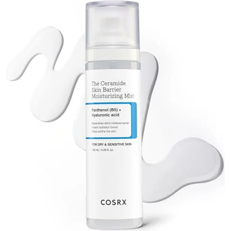 COSRX Ceramide Skin Barrier Moisturizing Mist, Gesichtsspray 120 ml mit Panthenol & Hyaluronsäure für empfindliche Haut – Bild 1