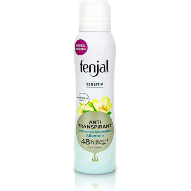 Fenjal Deo Spray sensitiv Anti-Transpirant 48h, Deodorant blumig-frisch für empfindliche Haut (1x 150 ml)