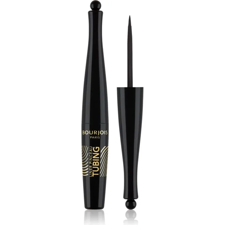 Bourjois Liner Pinceau Tubing Eyeliner, 2.5 ml, Farbton 001 Ultra Black, präziser Liquid Eyeliner für langanhaltende, intensive Linien