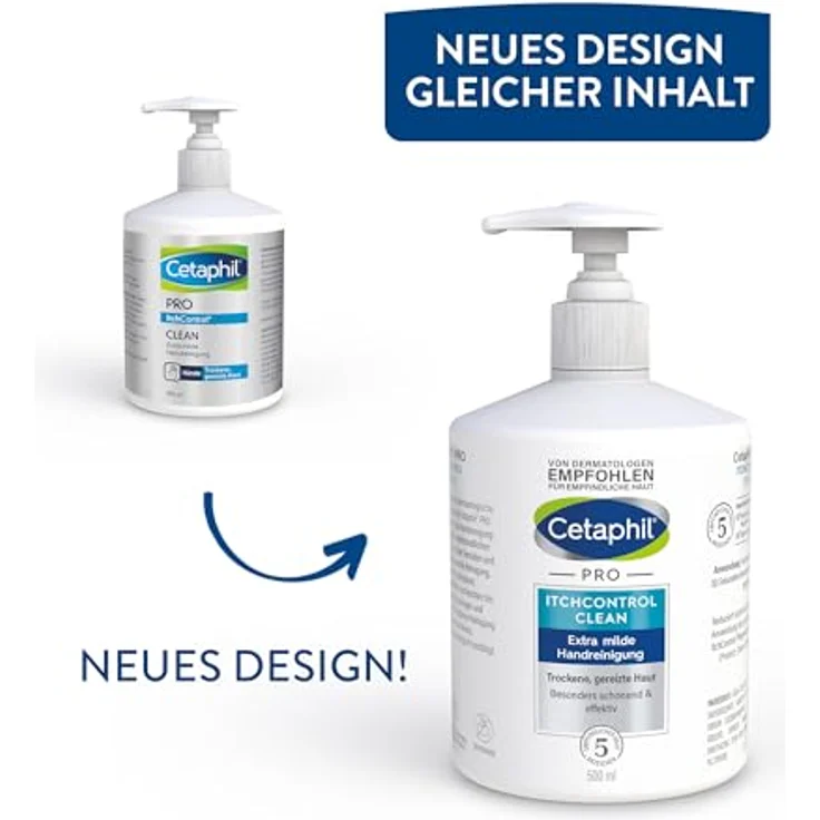 Cetaphil Cetaphil Pro Itch Control clean extra milde Handreinigung Seife 500 ml – Bild 2