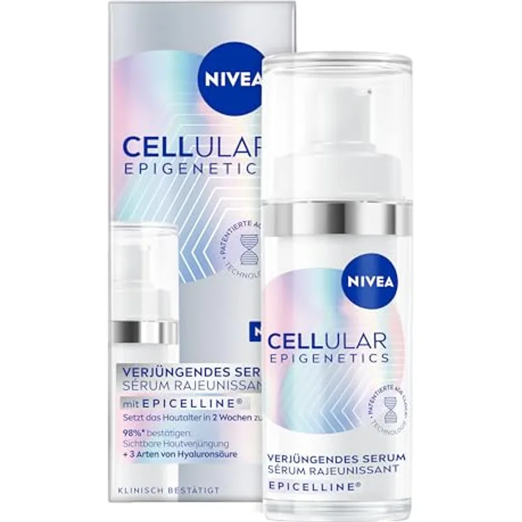 NIVEA Cellular Epigenetics Gesichtsserum, Anti-Aging Serum zur Hautverjüngung, 30 ml