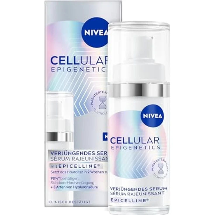 NIVEA Cellular Epigenetics Gesichtsserum, Anti-Aging Serum zur Hautverjüngung, 30 ml – Bild 1