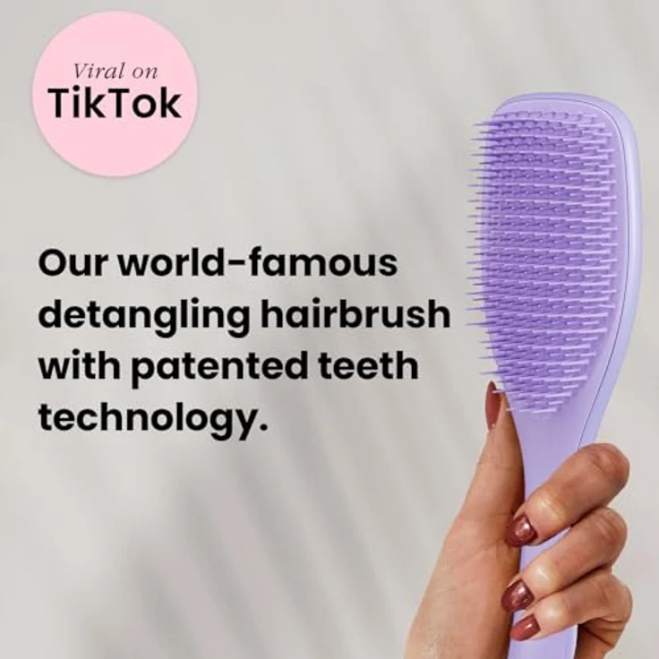 Tangle Teezer Naturally Curly Entwirrbürste für 3C bis 4C Haar, Purple Passion – Bild 2