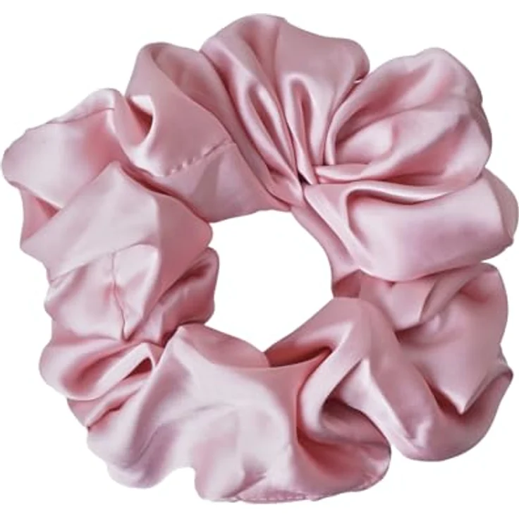 Sister Young LILU PINK Scrunchie Haargummi, Chiffon-Eleganz für mädchenhafte Frisuren, universelle Größe – Bild 1