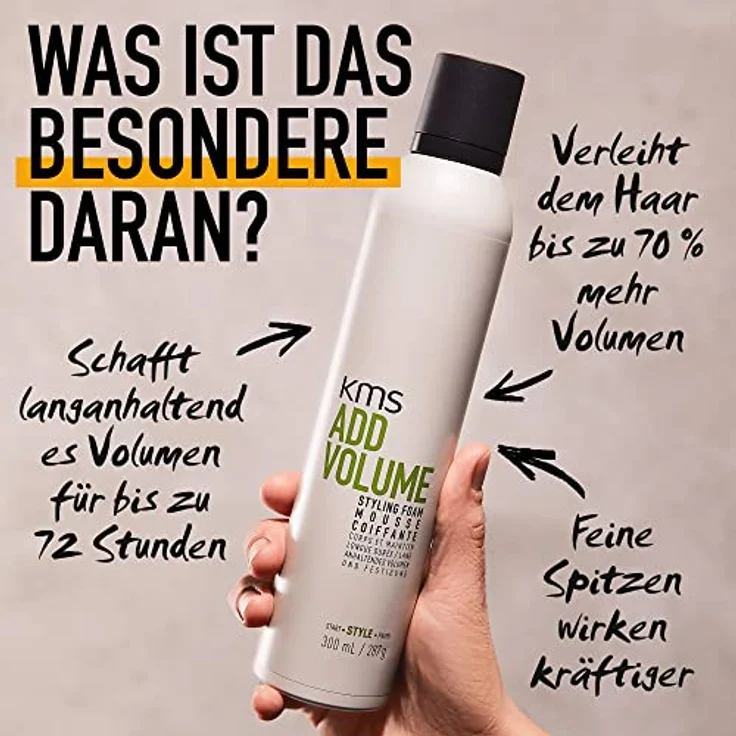 KMS Add Volume Styling Foam 300 ml – Bild 3