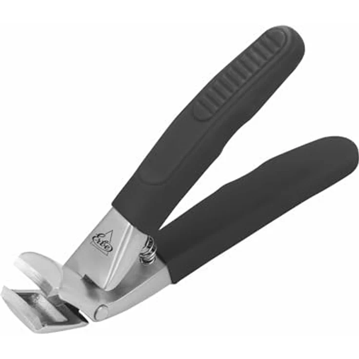 ERBE Nagelknipser 8,5 cm, schwarz, Edelstahl INOX mit Soft-Grip für präzises Schneiden und ergonomische Handhabung – Bild 1